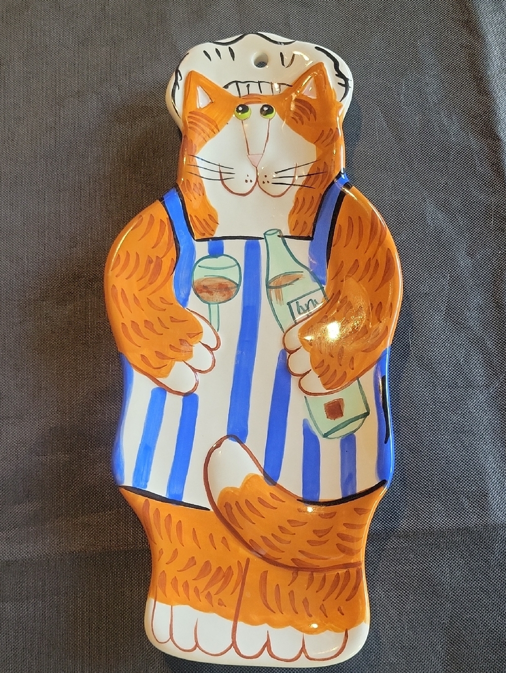 Orange Cat Spoon Rest